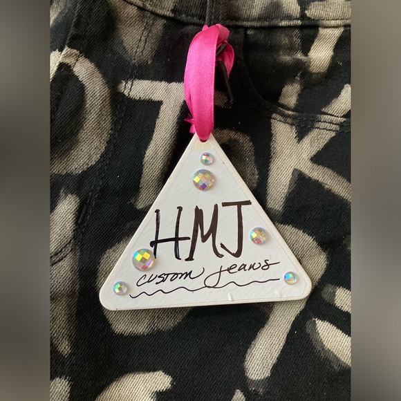 HMJ Denim - Custom Graffiti Lyric Jeans 🌟